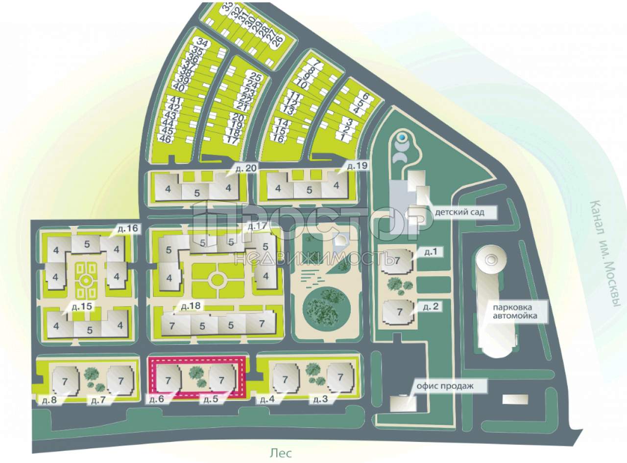 2-комнатная квартира, 72.07 м² - фото 3