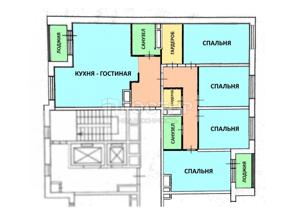 4-комнатная квартира, 130 м² - фото 17