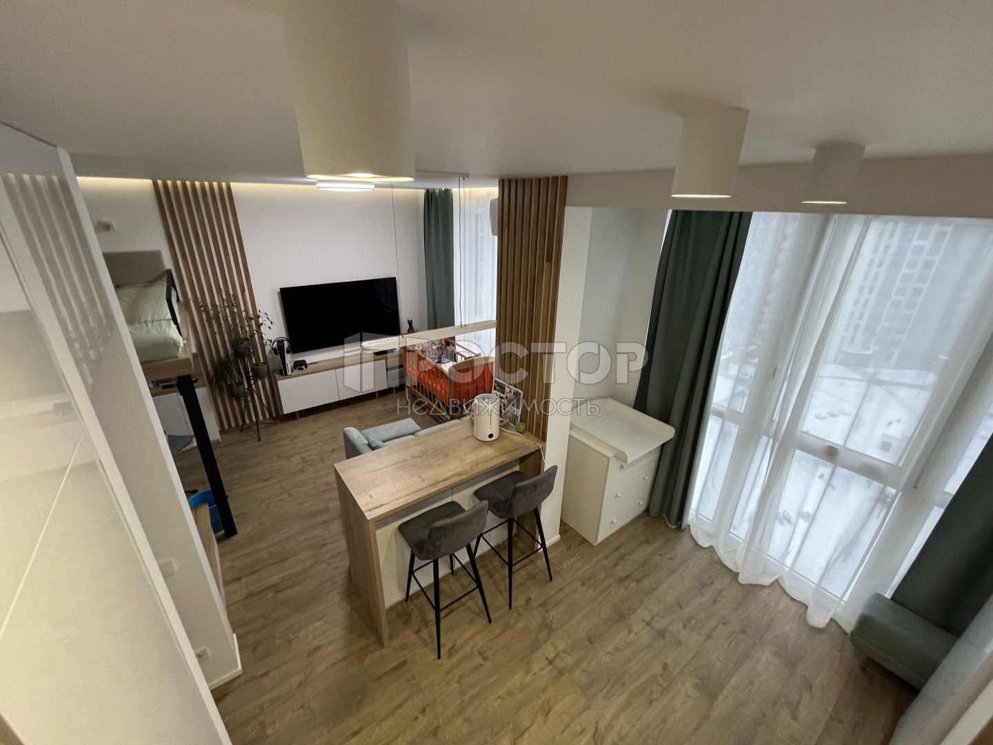 1-комнатная квартира, 36 м² - фото 12