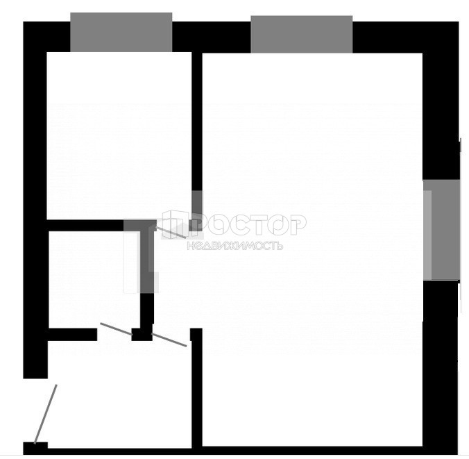 1-комнатная квартира, 31 м² - фото 8