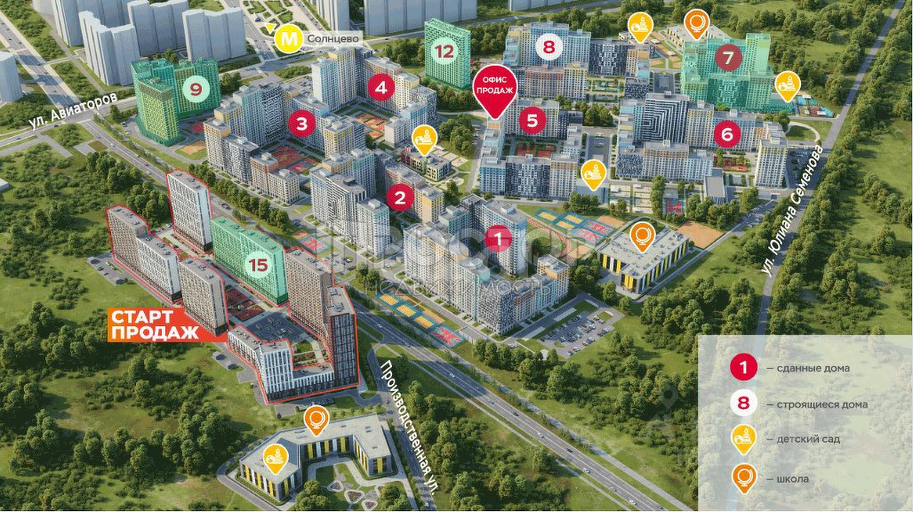 1-комнатная квартира, 38 м² - фото 3