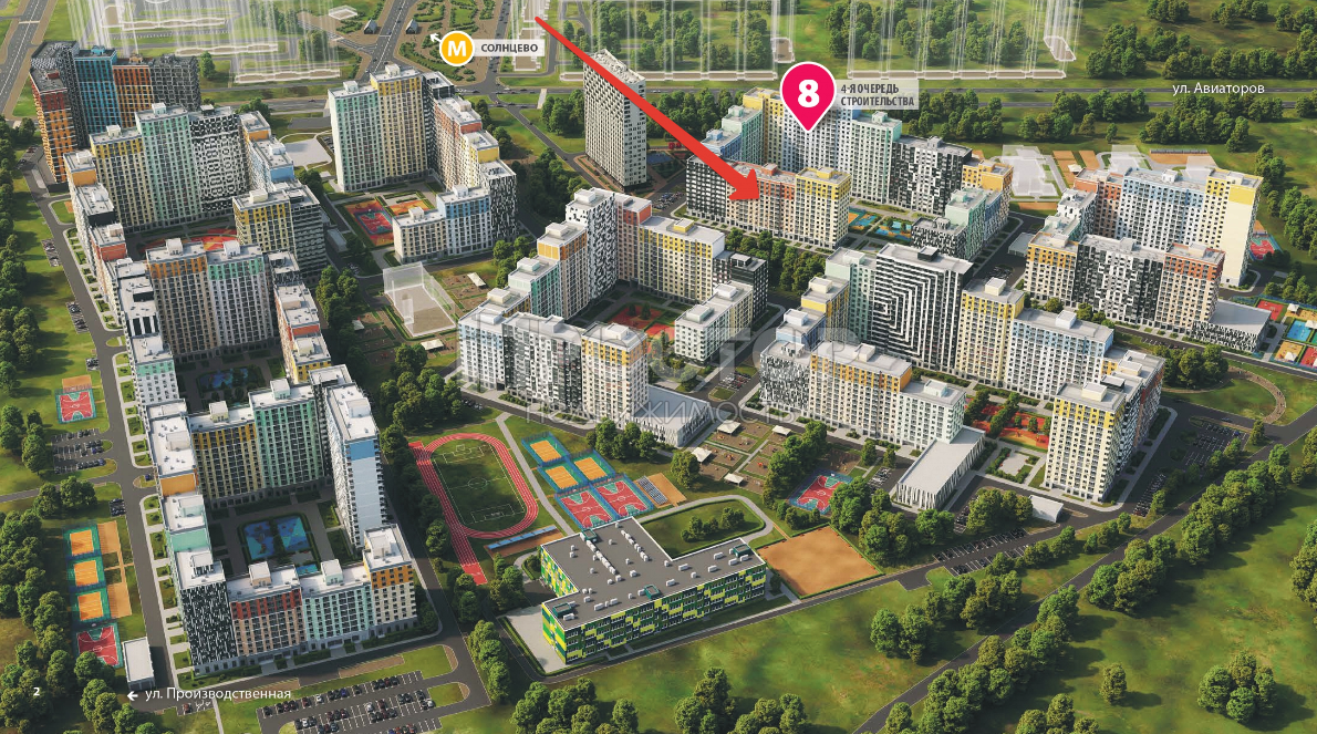 1-комнатная квартира, 38 м² - фото 4