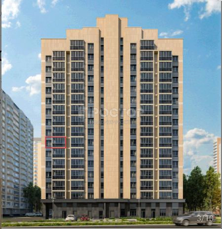 2-комнатная квартира, 57.44 м² - фото 2