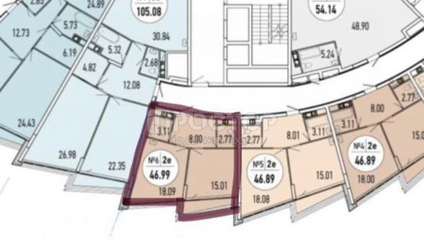 1-комнатная квартира, 47 м² - фото 3