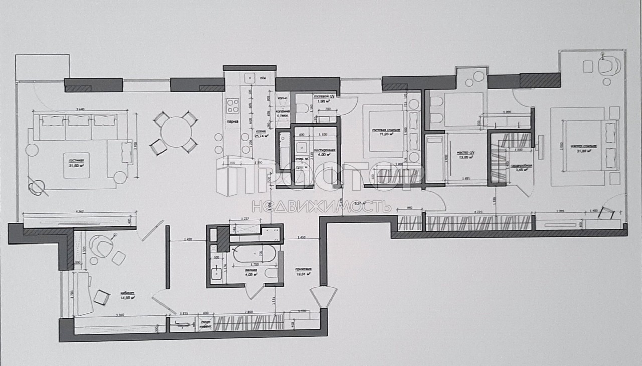 5-комнатная квартира, 170 м² - фото 6