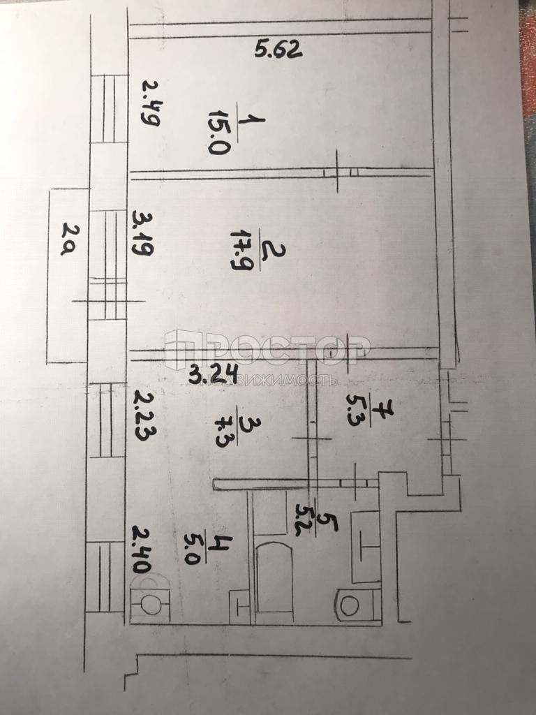 3-комнатная квартира, 54 м² - фото 20