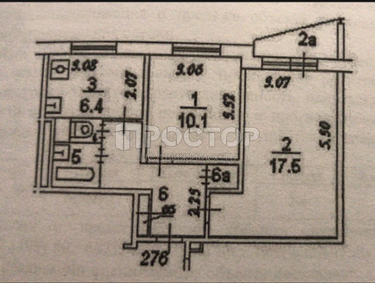 2-комнатная квартира, 46 м² - фото 5