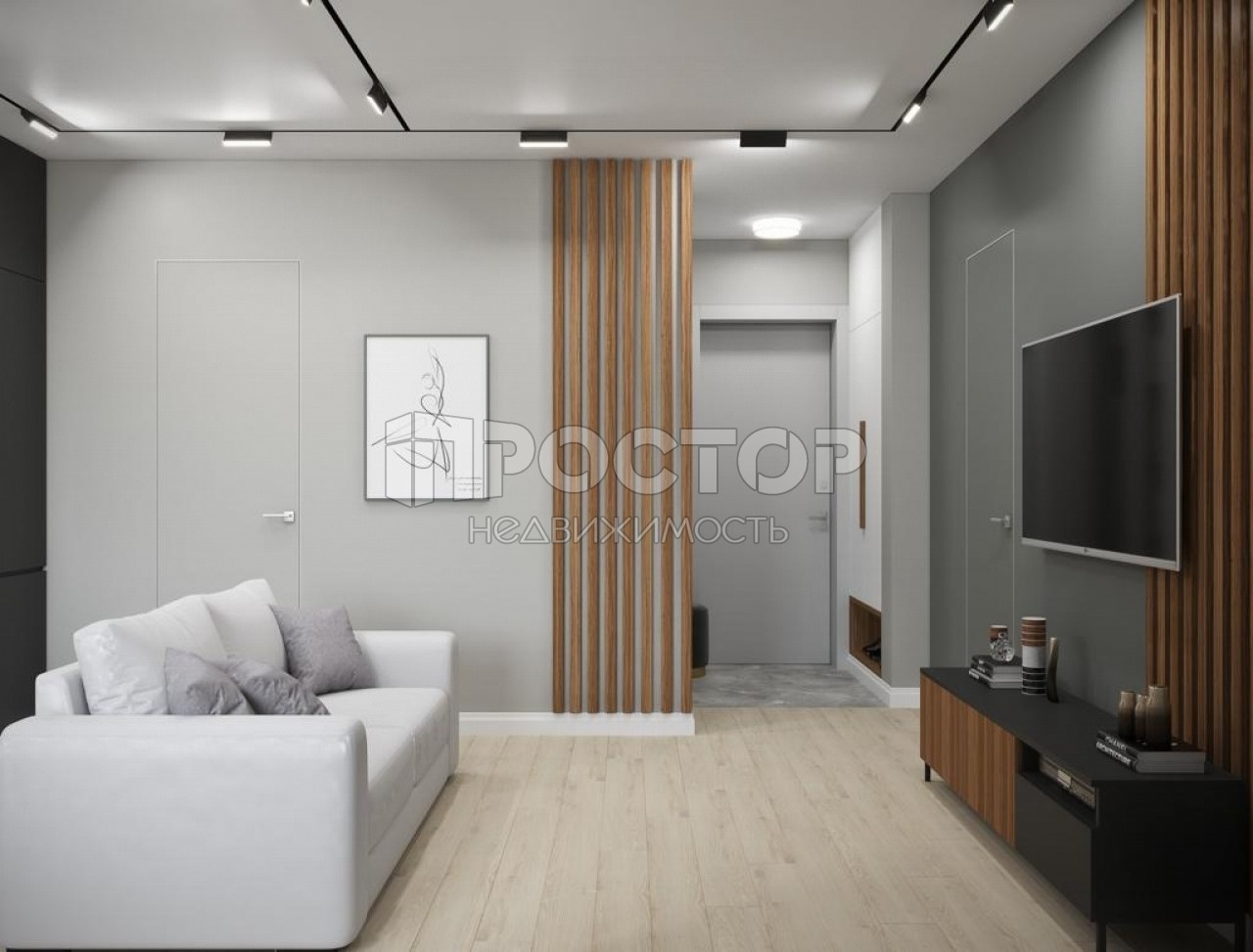 1-комнатная квартира, 47 м² - фото 2