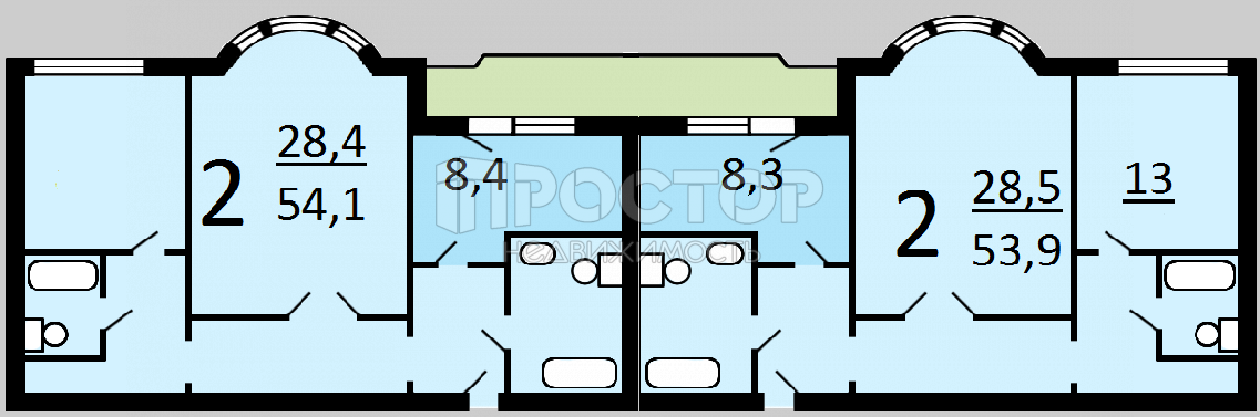 4-комнатная квартира, 108 м² - фото 6