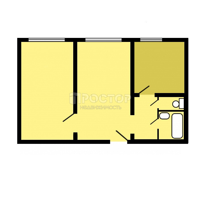 2-комнатная квартира, 58.3 м² - фото 27
