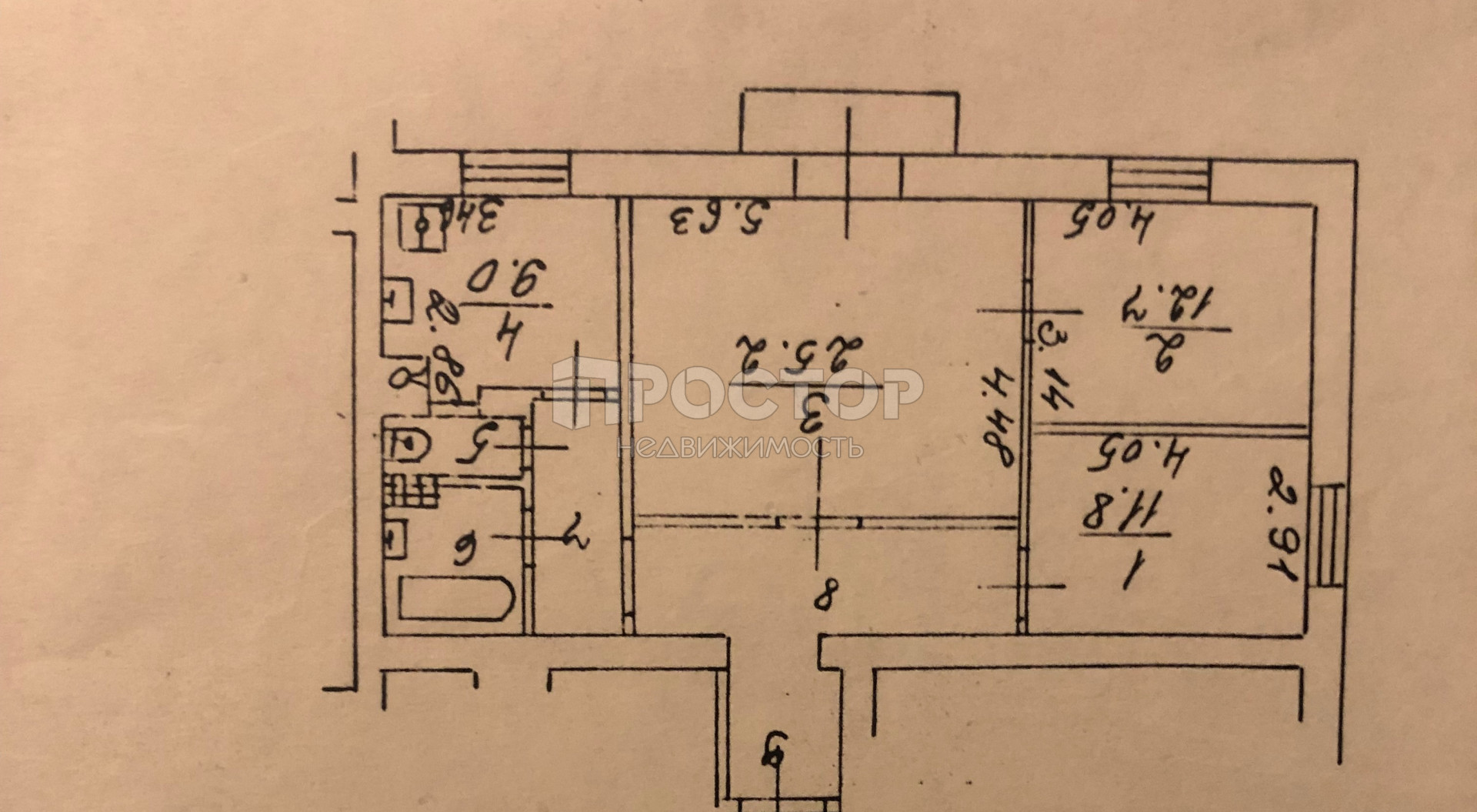 3-комнатная квартира, 81.7 м² - фото 13