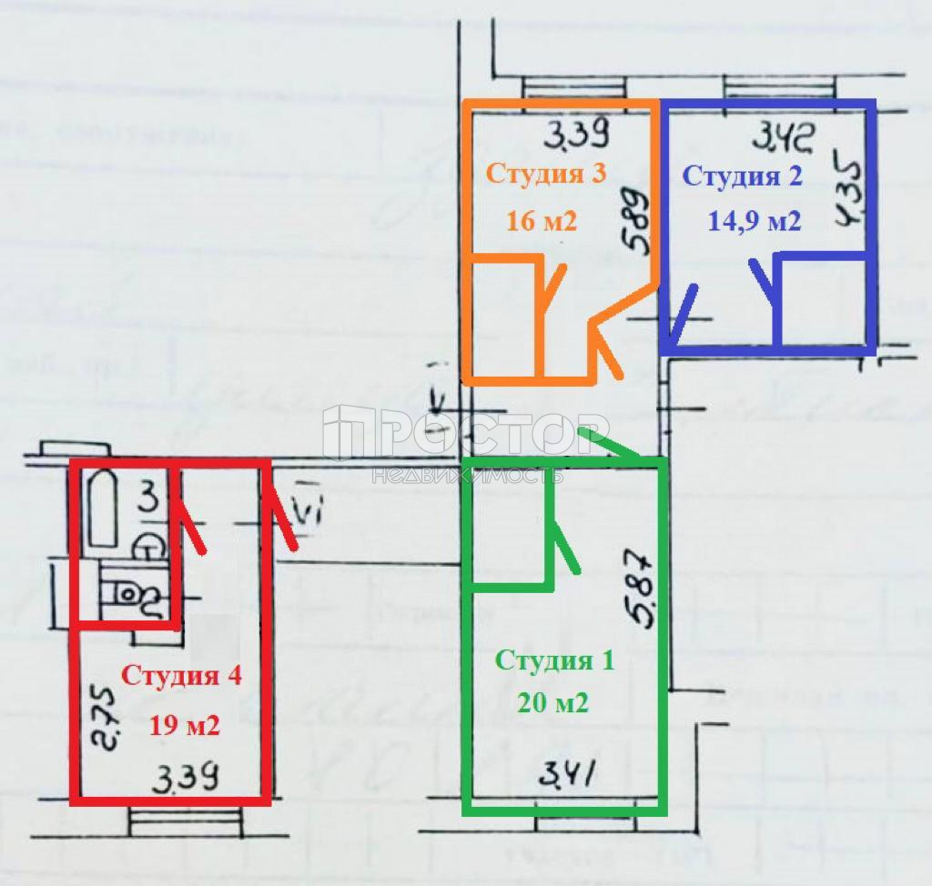 Студия, 16 м² - фото 8