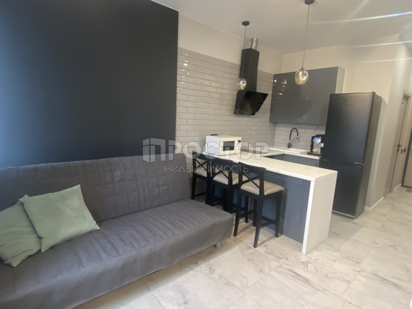 1-комнатная квартира, 40 м² - фото 3