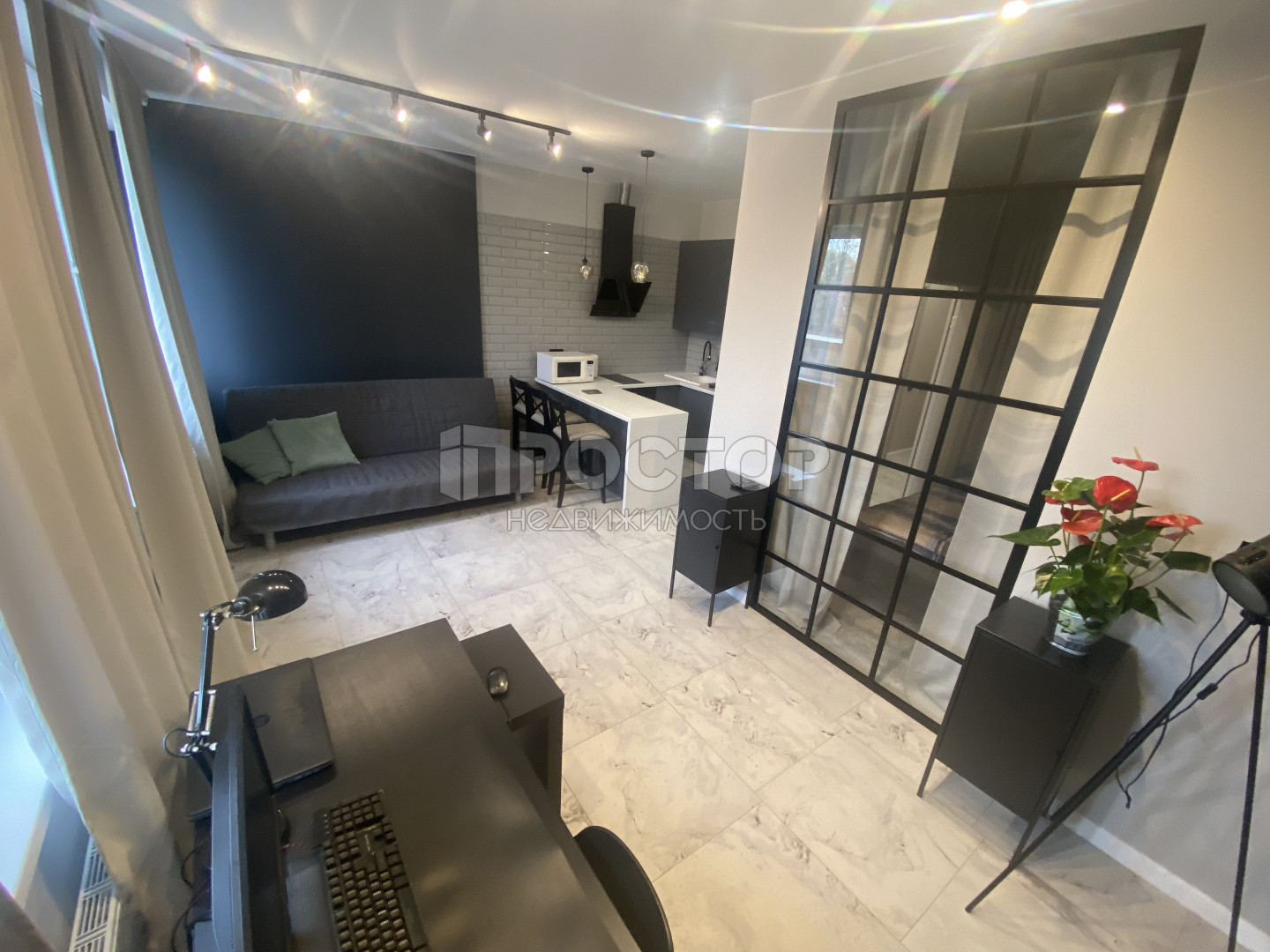 1-комнатная квартира, 40 м² - фото 2