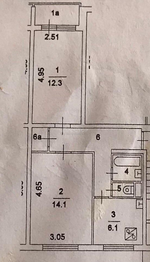 2-комнатная квартира, 45 м² - фото 12