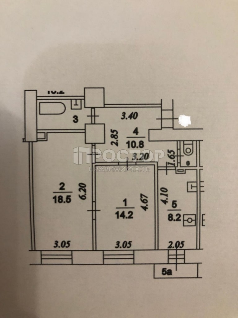 2-комнатная квартира, 58 м² - фото 24