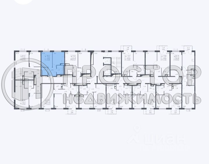 1-комнатная квартира, 31.69 м² - фото 4