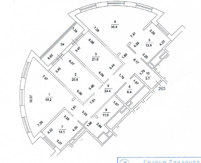 4-комнатная квартира, 189 м² - фото 10