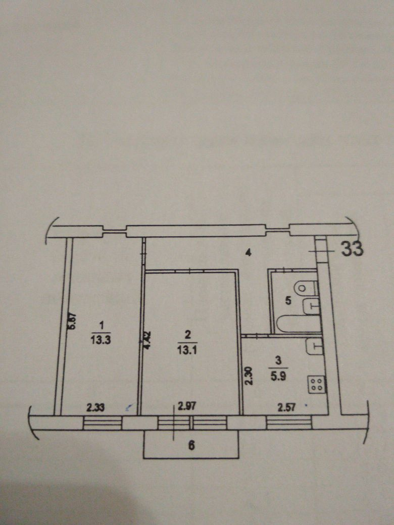 2-комнатная квартира, 44 м² - фото 10