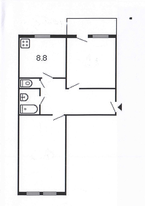 2-комнатная квартира, 60 м² - фото 8