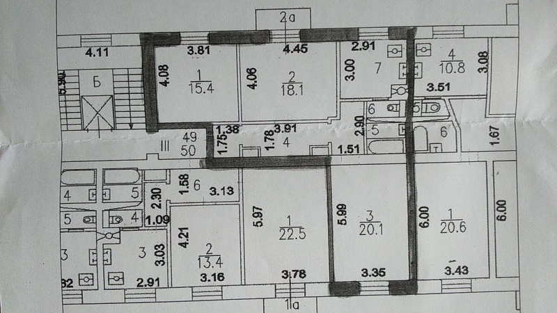 3-комнатная квартира, 79.2 м² - фото 5