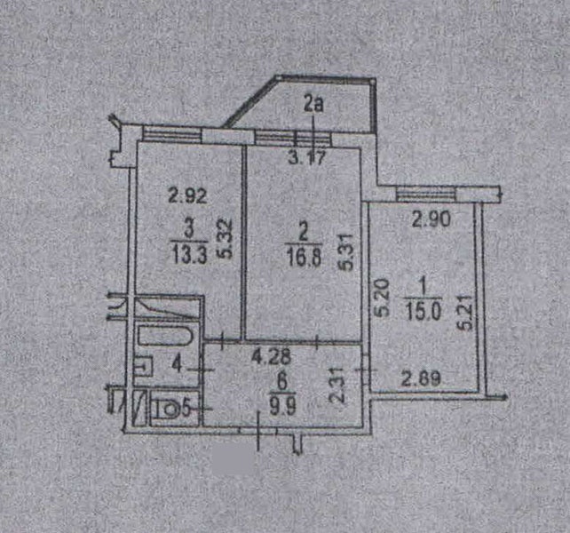 2-комнатная квартира, 59.1 м² - фото 5