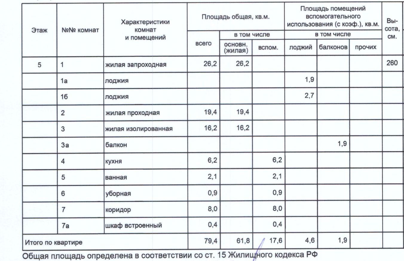 3-комнатная квартира, 79.4 м² - фото 9