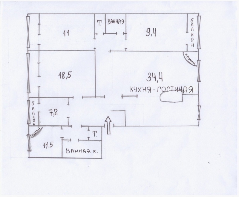 5-комнатная квартира, 118.7 м² - фото 7