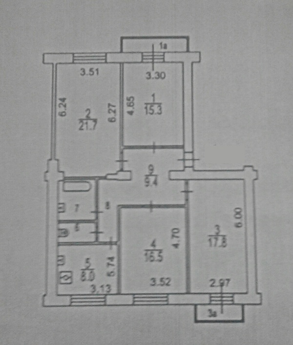 4-комнатная квартира, 100.1 м² - фото 15