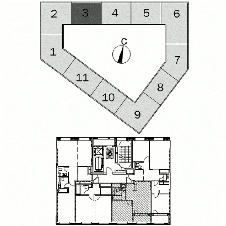 1-комнатная квартира, 41.5 м² - фото 3