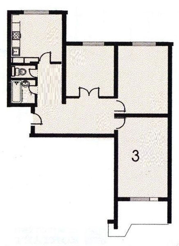 3-комнатная квартира, 73 м² - фото 15