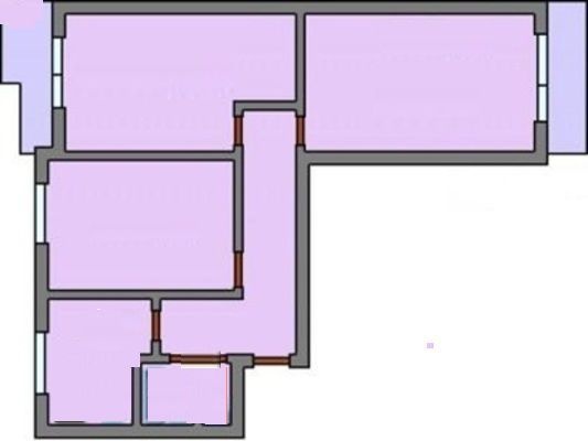 3-комнатная квартира, 64 м² - фото 10