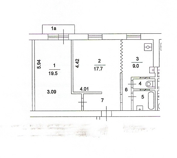 2-комнатная квартира, 57 м² - фото 11