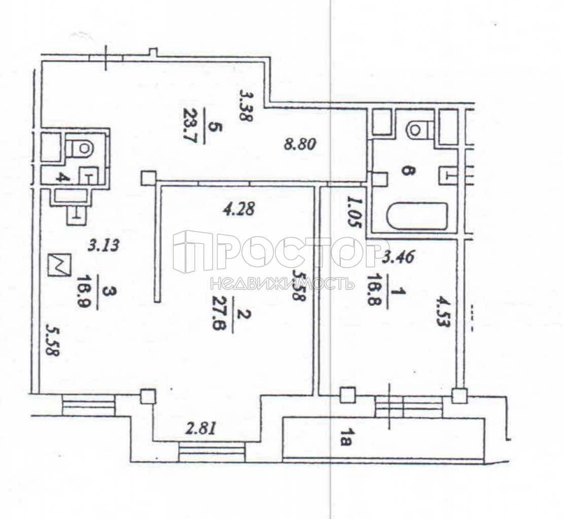 2-комнатная квартира, 93 м² - фото 15