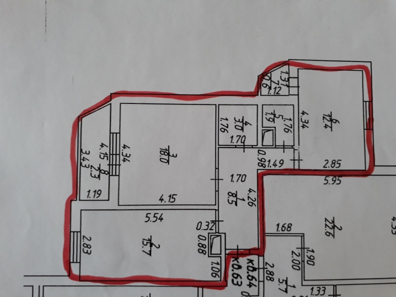 2-комнатная квартира, 60 м² - фото 8