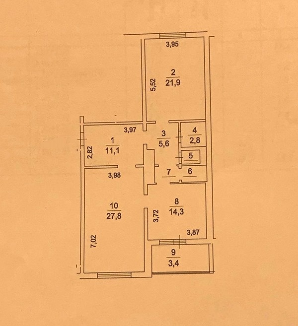 2-комнатная квартира, 92 м² - фото 11