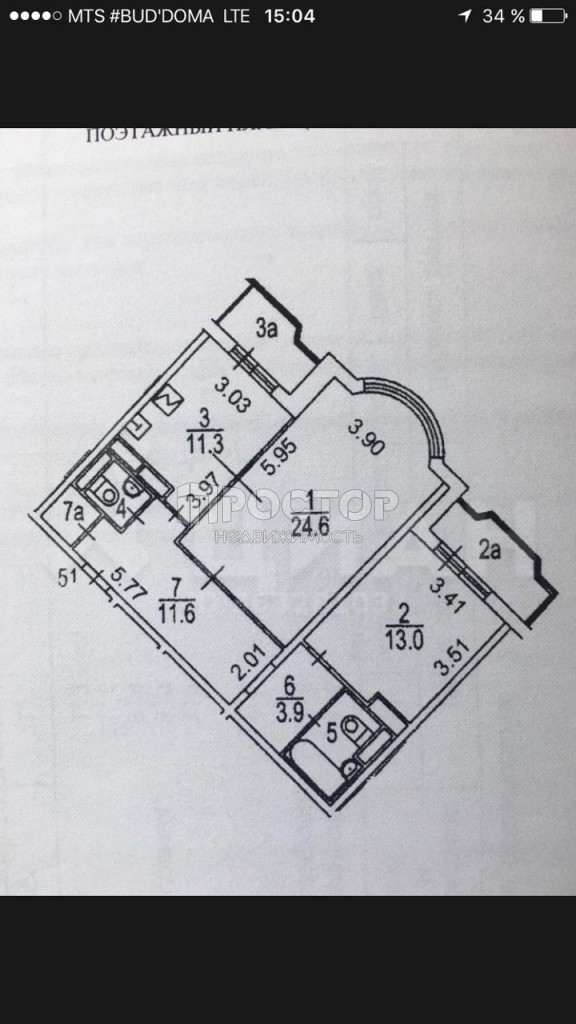 2-комнатная квартира, 72 м² - фото 19