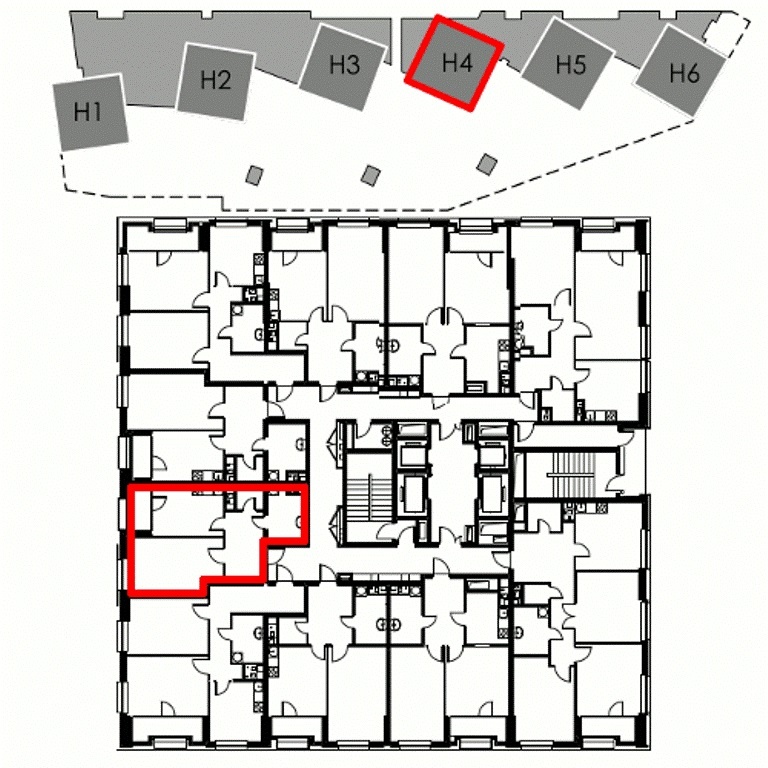 1-комнатная квартира, 47.9 м² - фото 3