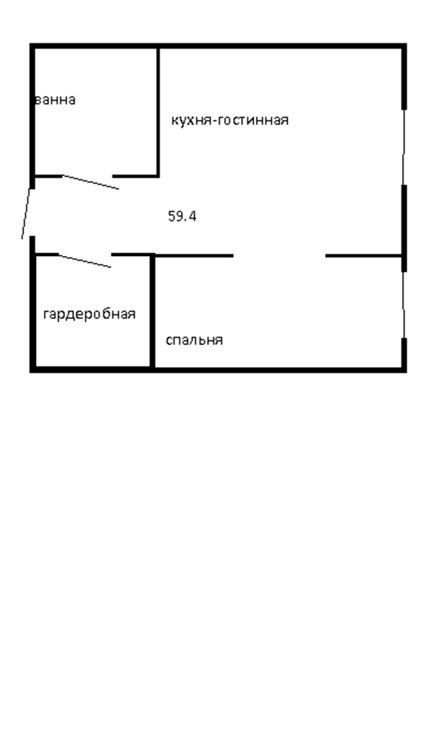 2-комнатная квартира, 59.4 м² - фото 14