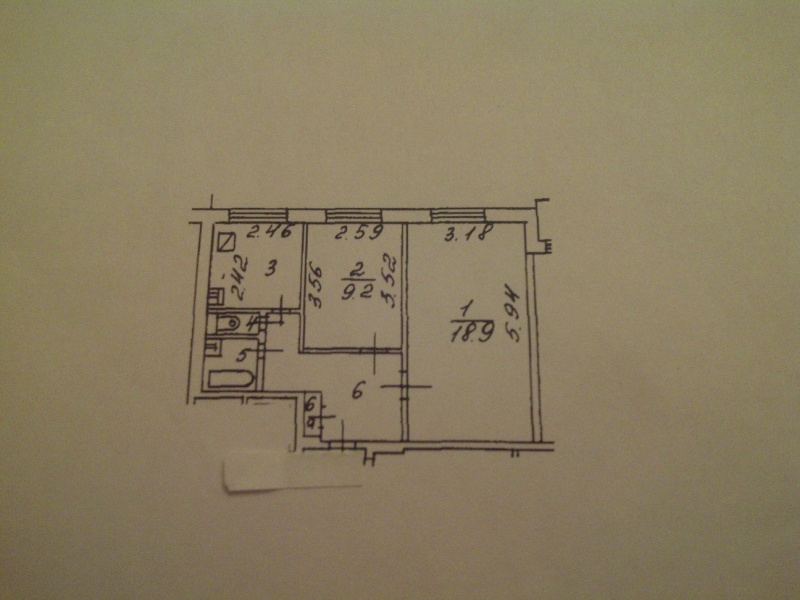 2-комнатная квартира, 45 м² - фото 9