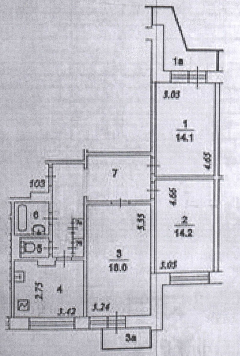 3-комнатная квартира, 74.5 м² - фото 10