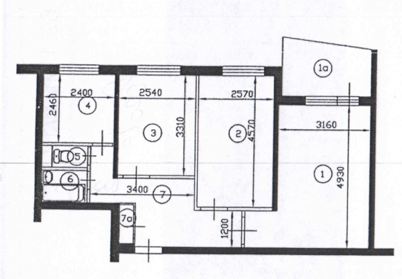 3-комнатная квартира, 58 м² - фото 7