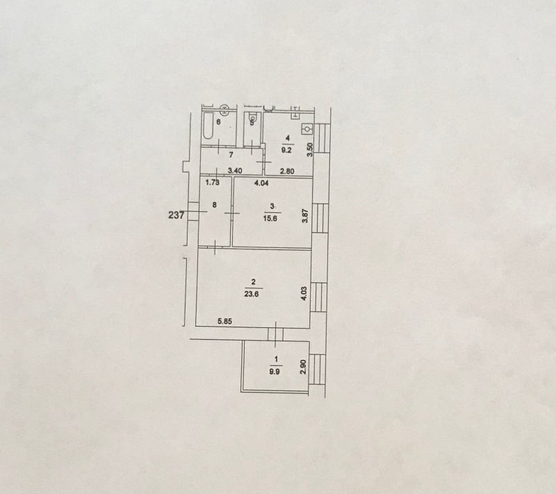 3-комнатная квартира, 75.4 м² - фото 8