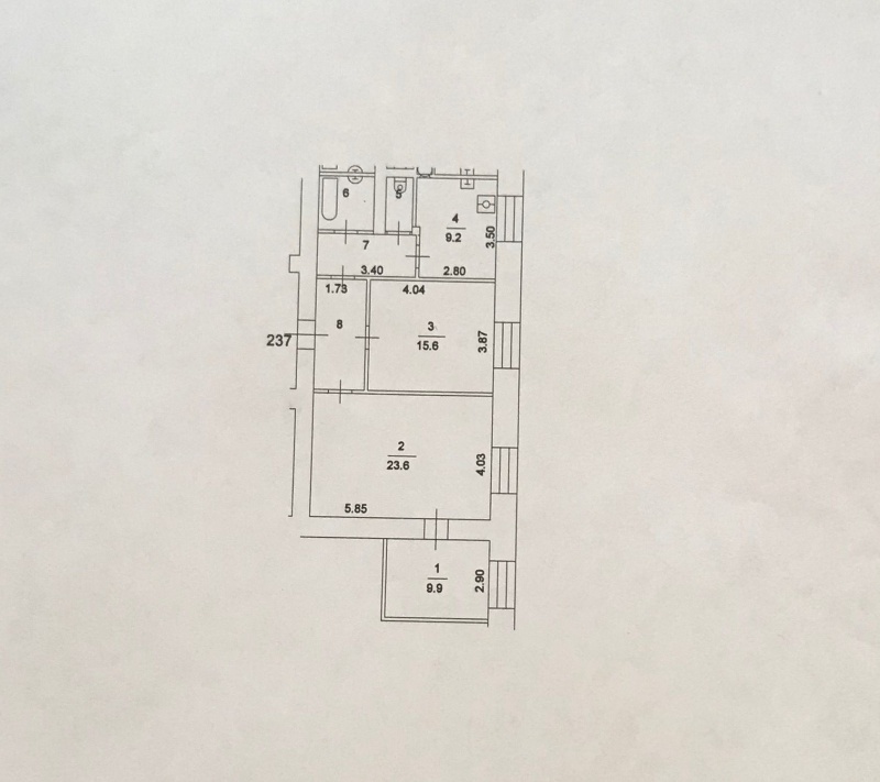 3-комнатная квартира, 75.4 м² - фото 8