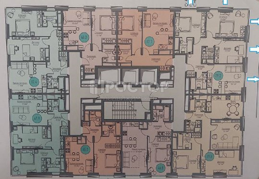 3-комнатная квартира, 80 м² - фото 3