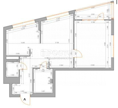 2-комнатная квартира, 58 м² - фото 24