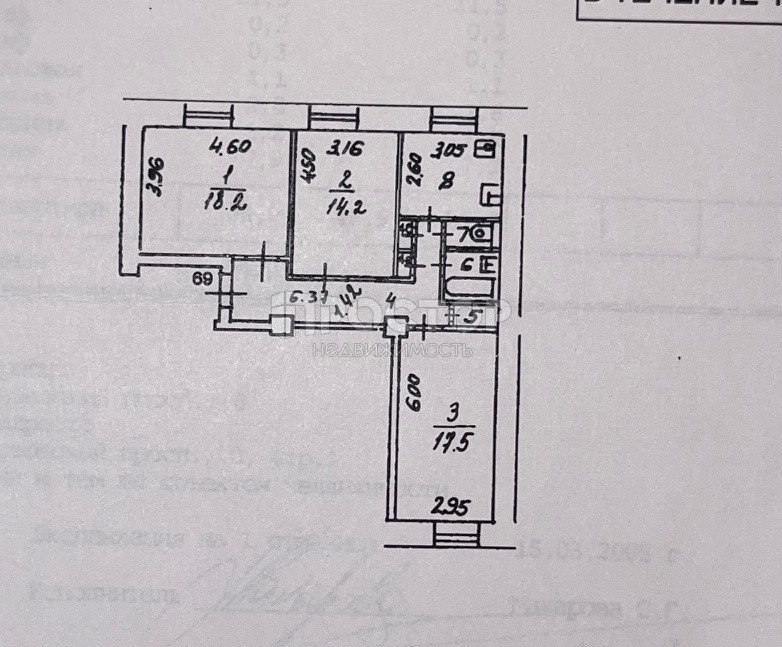 3-комнатная квартира, 75 м² - фото 17