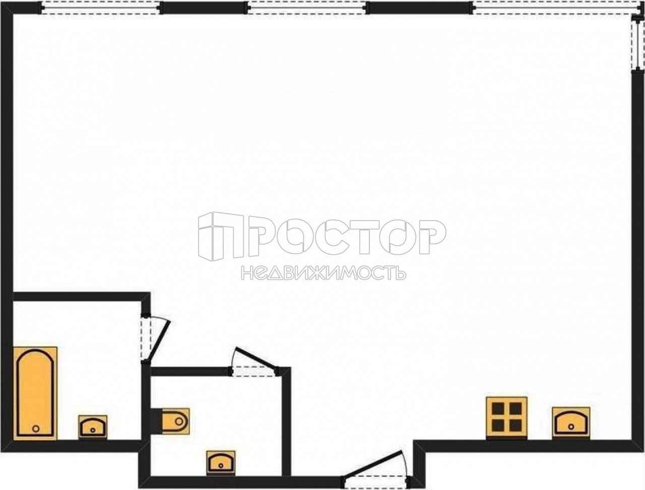2-комнатная квартира, 55 м² - фото 6