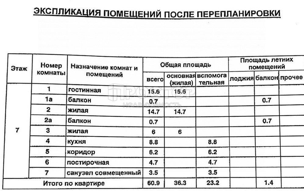 2-комнатная квартира, 61 м² - фото 30
