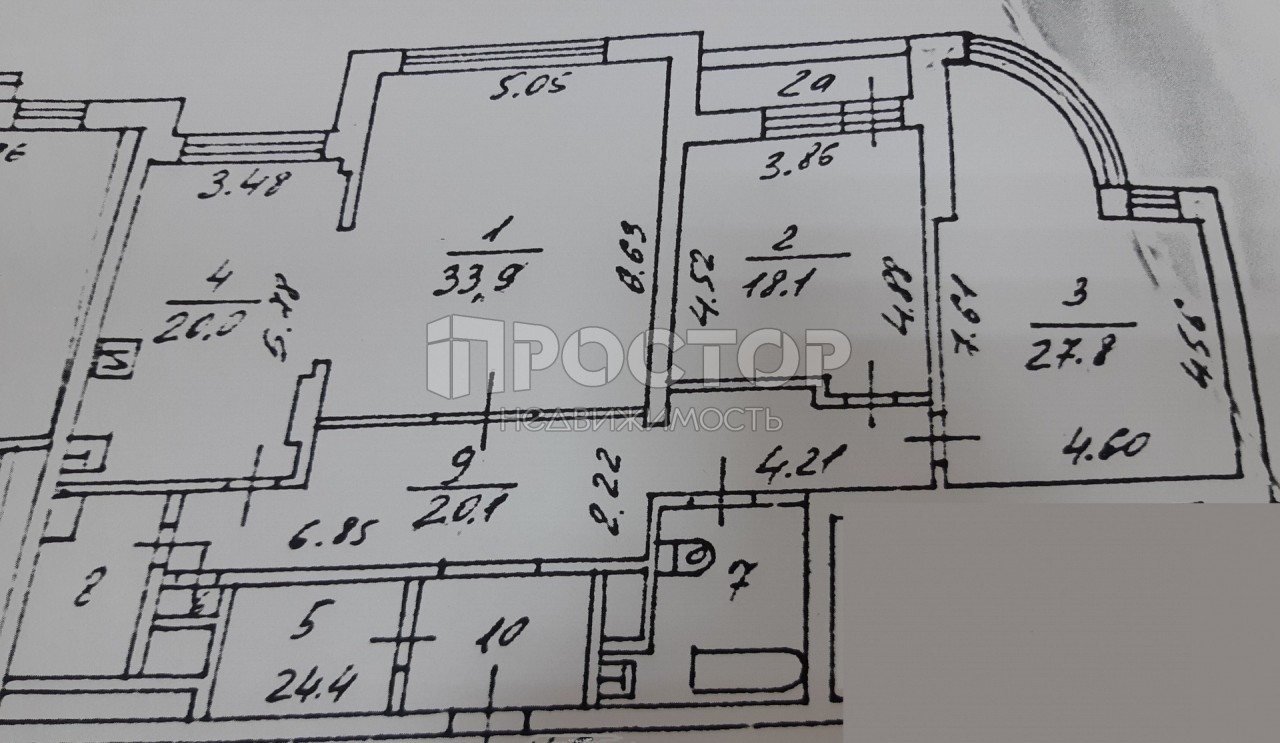 3-комнатная квартира, 142.1 м² - фото 3